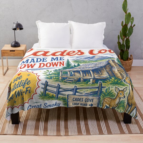 Artikelvorschau, Cades Cove hat mich zum Innehalten gebracht – Vintage Smoky Mountains Design entworfen und verkauft von castillomiami.