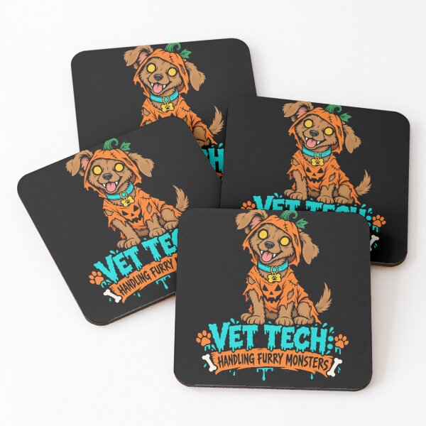 Item preview, Vet Tech Halloween Dog | Furry Monsters Pumpkin Costume designed and sold by Uglyandcute.