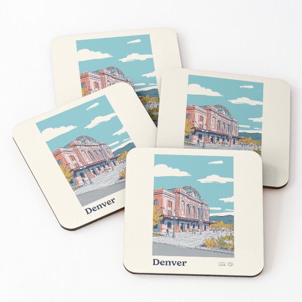 Artikelvorschau, Denver Vintage Retro USA Reise entworfen und verkauft von RareDeerArt.