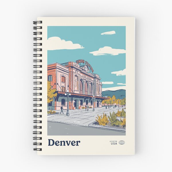 Item preview, Denver Vintage Retro USA Travel designed and sold by RareDeerArt.