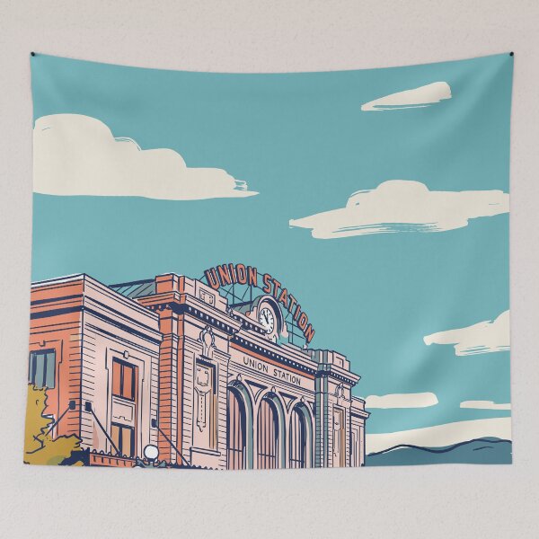 Item preview, Denver Vintage Retro USA Travel designed and sold by RareDeerArt.