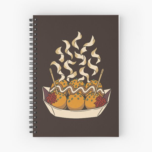 Item preview, Dancing Takoyaki — Funny Japanese Street Food Art | Ukiyo-e Woodblock designed and sold by Planthem.