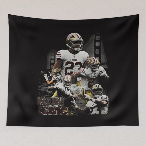 Item preview, Christian McCaffrey Run CMC Collage Vintage Bootleg designed and sold by risagradyi.