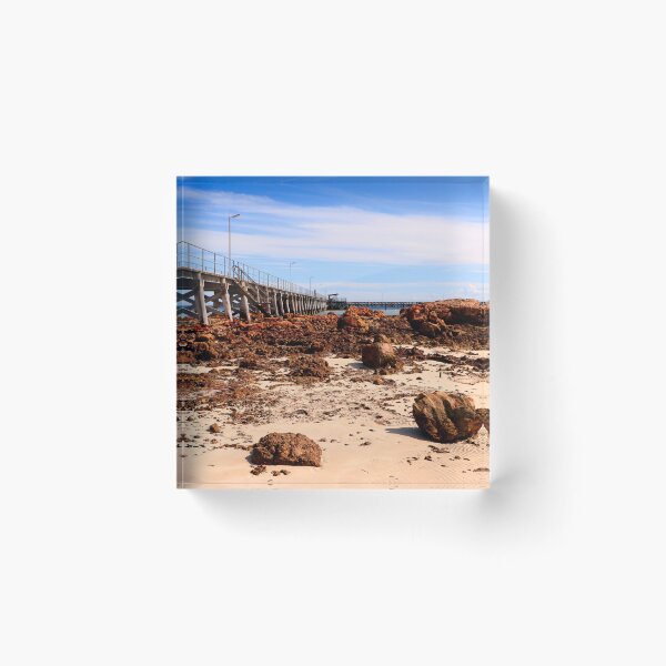Item preview, Beach and Jetty at Moonta Bay designed and sold by jwwallace.