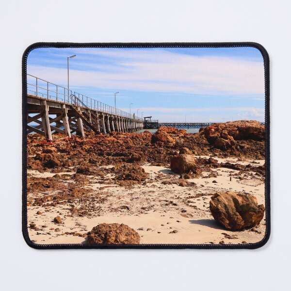 Item preview, Beach and Jetty at Moonta Bay designed and sold by jwwallace.