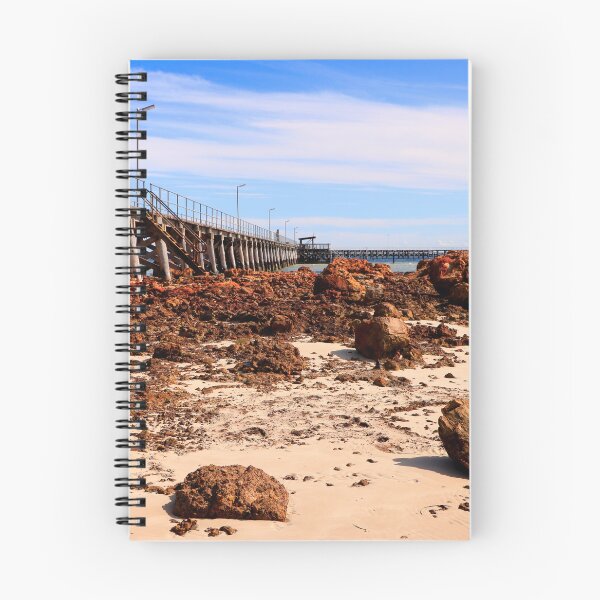 Item preview, Beach and Jetty at Moonta Bay designed and sold by jwwallace.