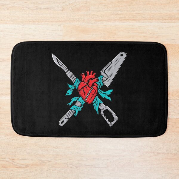 Item preview, Surgeon I Fix Monsters Halloween Scalpel Stitched Heart designed and sold by Uglyandcute.