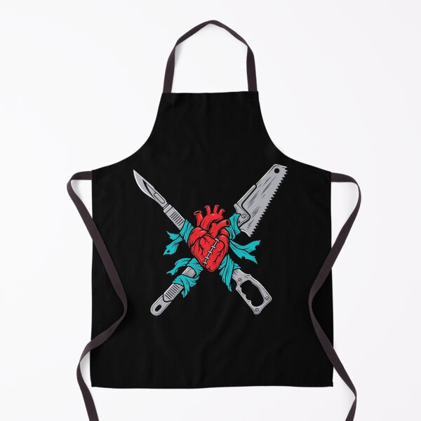 Item preview, Surgeon I Fix Monsters Halloween Scalpel Stitched Heart designed and sold by Uglyandcute.
