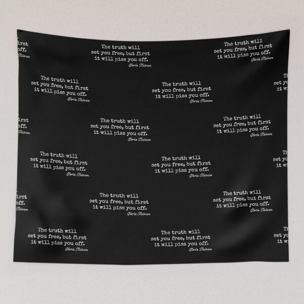 Item preview, Gloria Steinem The Truth Will Set You Free designed and sold by KixMatch.