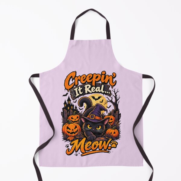 Item preview, Creep in It Real Black Cat Halloween Cute Witch Hat Pumpkin Meow designed and sold by RealCuties.