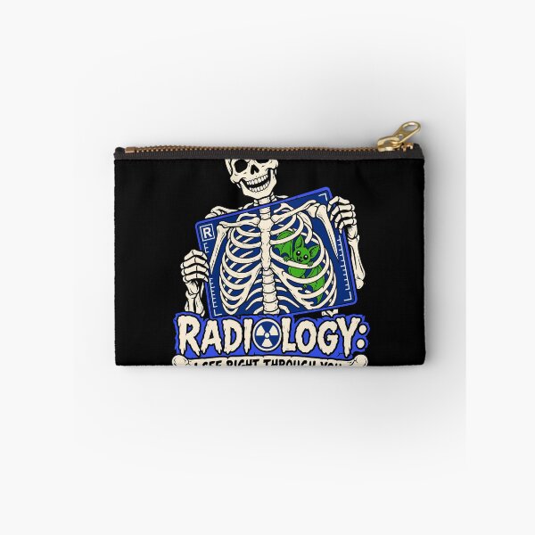 Item preview, Radiology Tech Halloween X-Ray Skeleton with Green Bat Humor designed and sold by Uglyandcute.