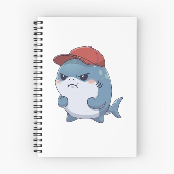 Item preview, Cute Grumpy Shark designed and sold by Nature's Chibis.