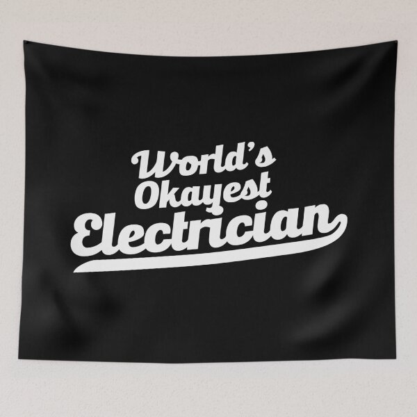 Item preview, World's Okayest Electrician 2.0  designed and sold by Vector-Artist.