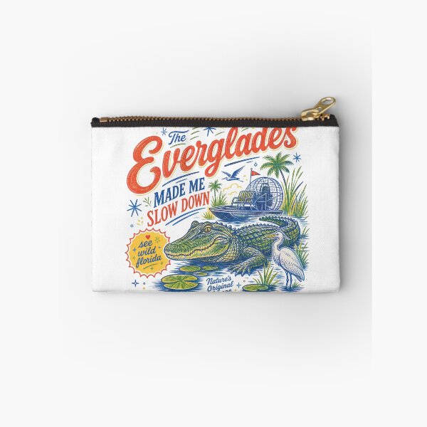 Item preview, The Everglades Made Me Slow Down Vintage Florida Wildlife Design designed and sold by castillomiami.