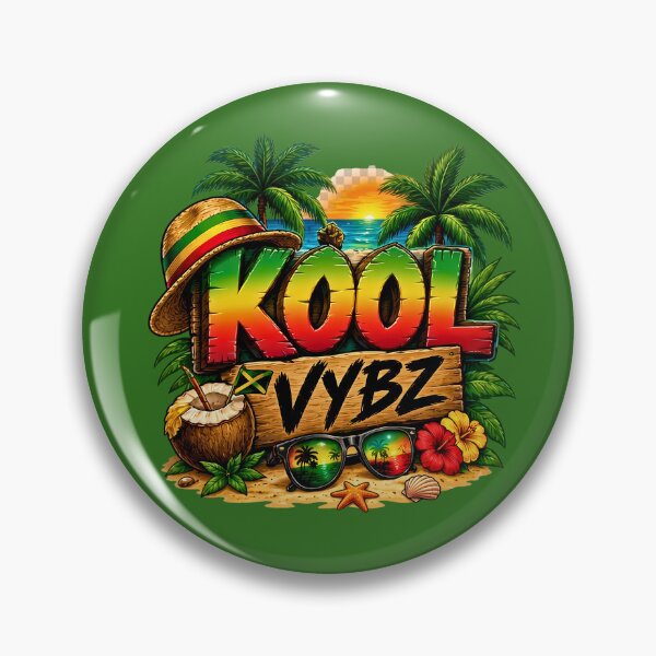 Item preview, Kool Vybz Reggae Rasta Beach Sunset Tropical Vibes Jamaica Design designed and sold by digitalbob60.