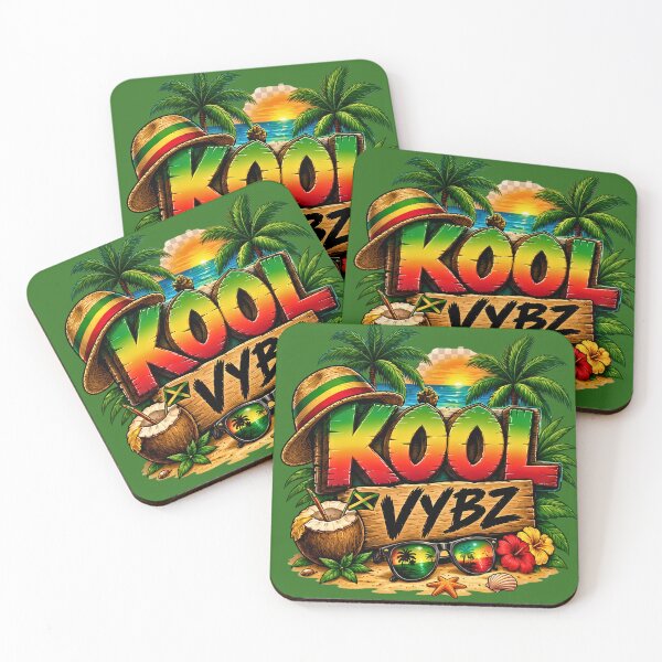 Item preview, Kool Vybz Reggae Rasta Beach Sunset Tropical Vibes Jamaica Design designed and sold by digitalbob60.