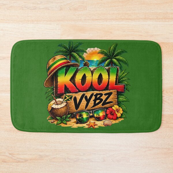 Item preview, Kool Vybz Reggae Rasta Beach Sunset Tropical Vibes Jamaica Design designed and sold by digitalbob60.