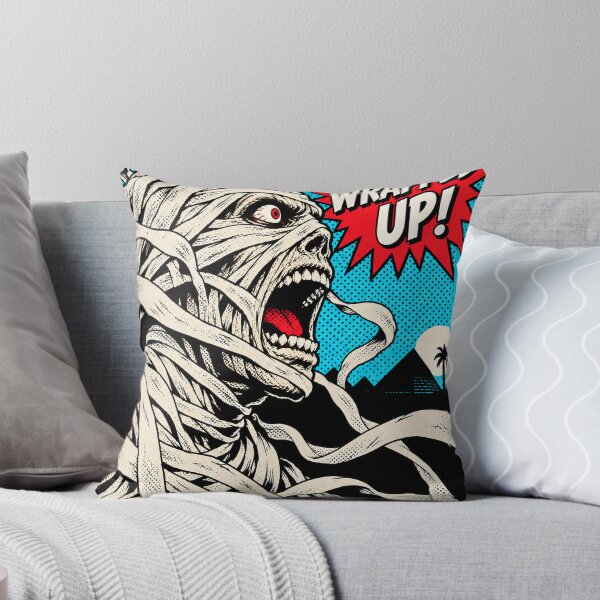 Item preview, Retro Pop Art WRAPPED UP! Mummy – Vintage Halloween Horror Comic Book Art designed and sold by WolfmanProphecy.