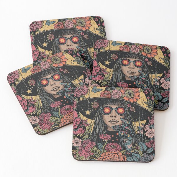 Item preview, Star Charm Blossom: Dark Witchcore Botanical Art designed and sold by  Mythical Entanglement.