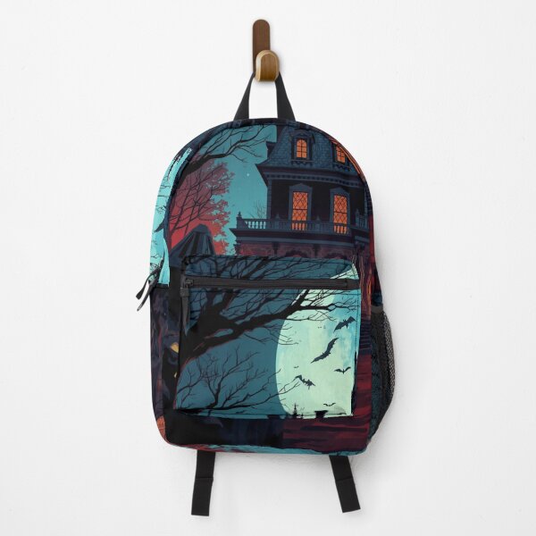 Item preview, Haunted Mansion Halloween Moonlight Art designed and sold by Uniquely Yours.