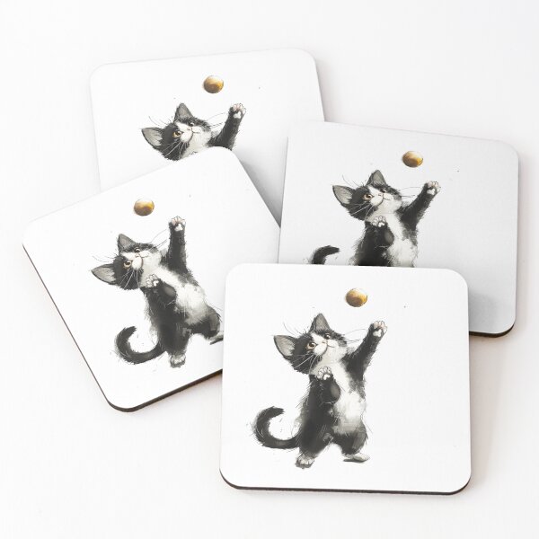Item preview, Cat | Black & White Cat | Minimal Pet Aesthetic Art designed and sold by Mandayartstudio.
