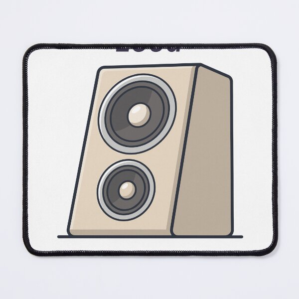 Item preview, Loud And Clean Studio Speaker Sound System Illustration designed and sold by Jikaval.