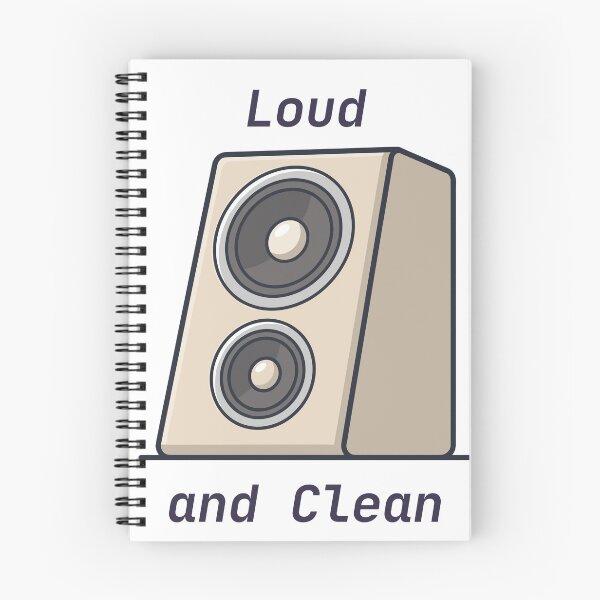 Item preview, Loud And Clean Studio Speaker Sound System Illustration designed and sold by Jikaval.
