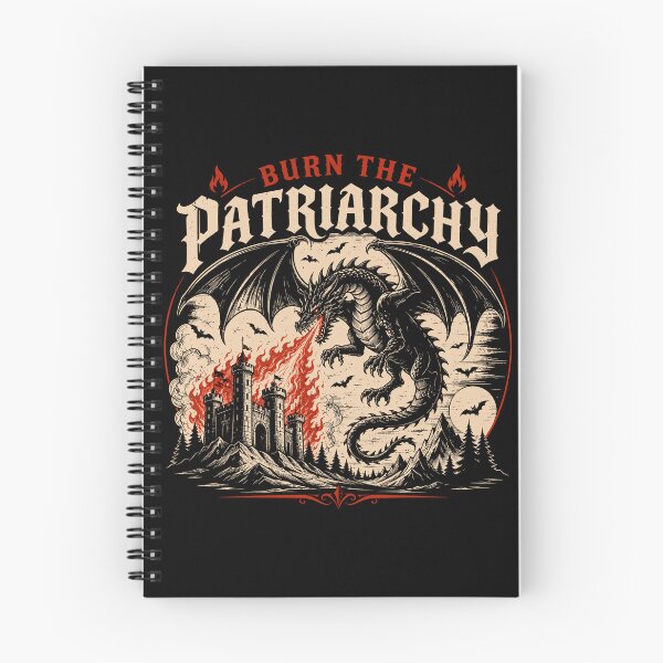 Item preview, Burn The Patriarchy Funny Fantasy Dragon Feminism designed and sold by gordonbwyashop.