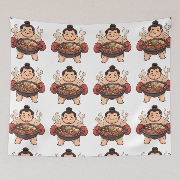 Item preview, Simple and Cute Sumo Logo - Sukiyaki designed and sold by Studio-MiMi.
