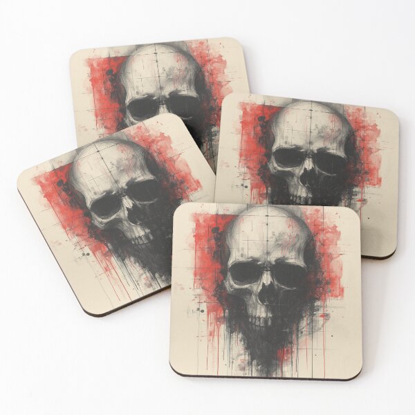 Item preview, Grunge Skull Horror Art designed and sold by Uniquely Yours.