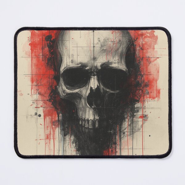 Item preview, Grunge Skull Horror Art designed and sold by Uniquely Yours.
