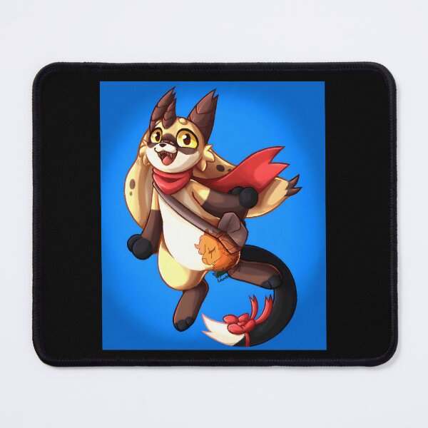 Item preview, Cheerful Fantasy Animal Character with Red Scarf designed and sold by Fibi-studio.