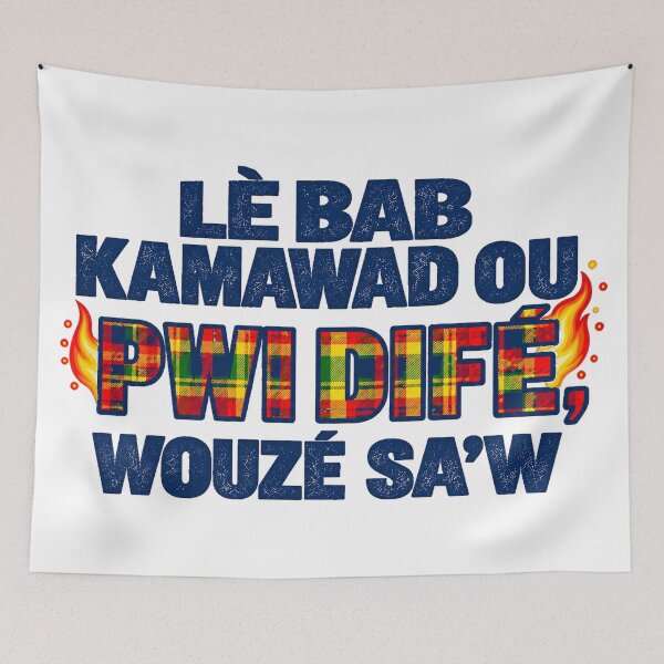 Item preview, LÈ BAB KAMAWAD OU PWI DIFÉ, WOUZÉ SA’W — Caribbean Wisdom designed and sold by CaribChroma.