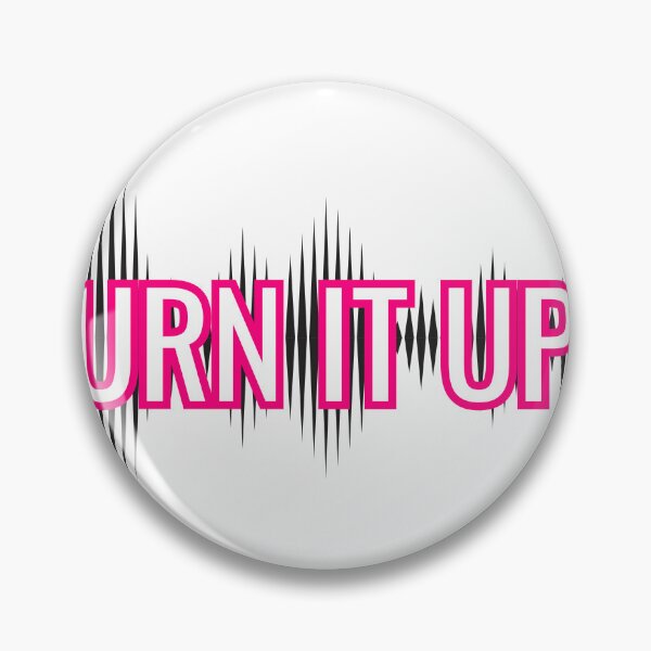 Item preview, Turn It Up Bold Sound Wave Typography Music Graphic designed and sold by Jikaval.