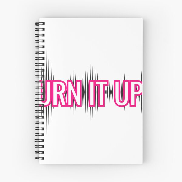 Item preview, Turn It Up Bold Sound Wave Typography Music Graphic designed and sold by Jikaval.