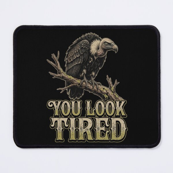 Item preview, You Look Tired Vulture Dark Humor Vintage designed and sold by CF_VintageDesign.