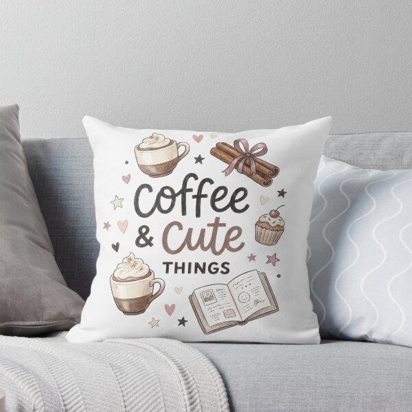 Item preview, Coffee & Cute Things Cozy Coffee Lover Illustration designed and sold by littlepiig.