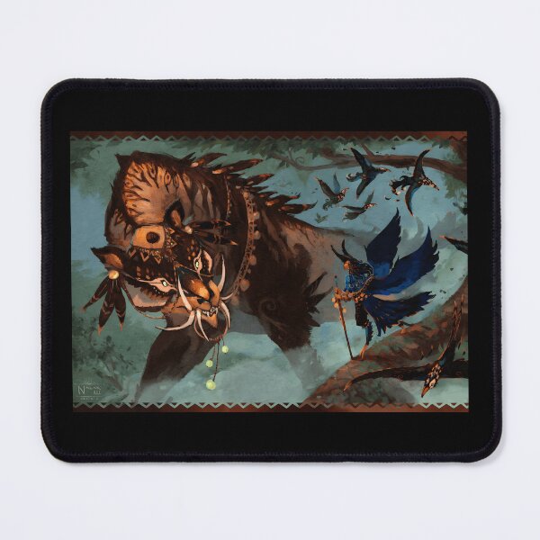 Item preview, Majestic Jaguar and Warrior Spirit Artwork designed and sold by Fibi-studio.