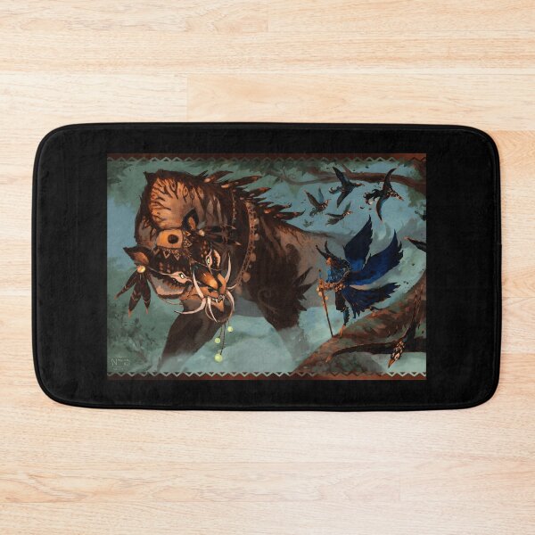 Item preview, Majestic Jaguar and Warrior Spirit Artwork designed and sold by Fibi-studio.