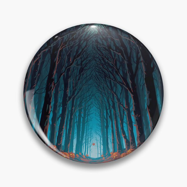 Item preview, Gothic Spooky Forest Glowing Jack O Lanterns designed and sold by Uniquely Yours.