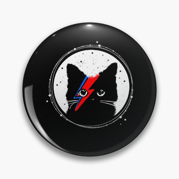 Artikelvorschau, Black Cat David Bowie Starry entworfen und verkauft von nightfallharber.