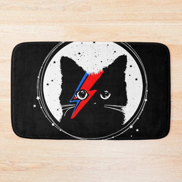 Item preview, Black Cat David Bowie Starry designed and sold by nightfallharber.