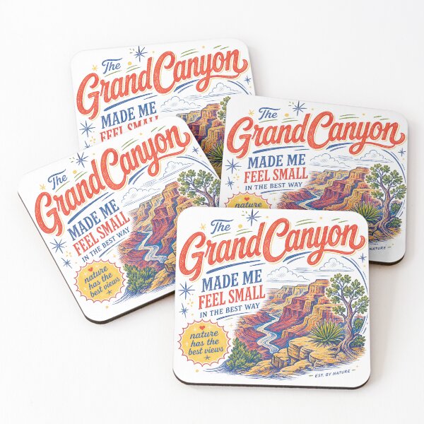 Item preview, The Grand Canyon Made Me Feel Small Vintage Travel Design designed and sold by castillomiami.
