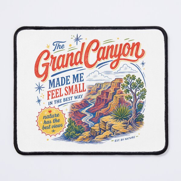 Item preview, The Grand Canyon Made Me Feel Small Vintage Travel Design designed and sold by castillomiami.