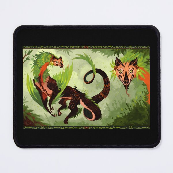 Item preview, Mythical Jungle Creature Art designed and sold by Fibi-studio.