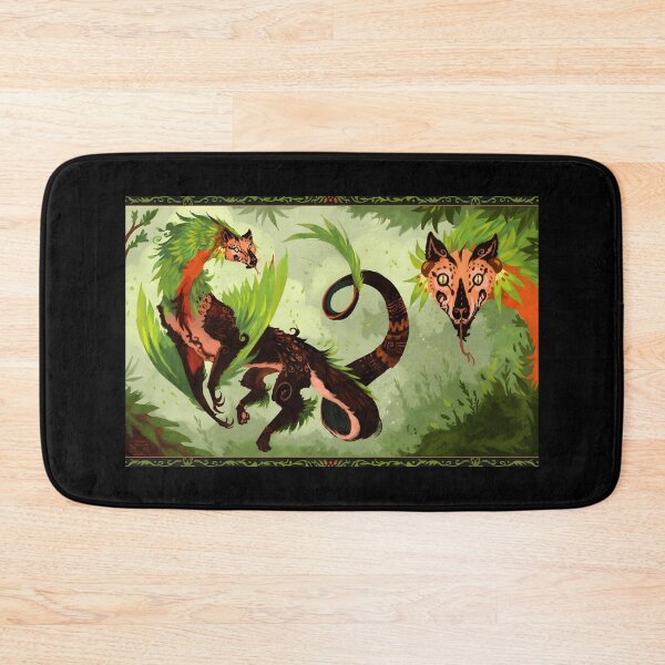 Item preview, Mythical Jungle Creature Art designed and sold by Fibi-studio.