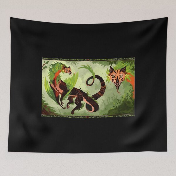 Item preview, Mythical Jungle Creature Art designed and sold by Fibi-studio.