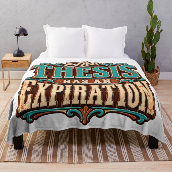 Item preview, The Thesis Has an Expiration Western Trader Quote designed and sold by VolatilityEdge.