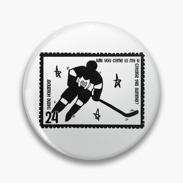 Item preview, Heated Rivalry ~ Shane Hollander Hockey Stamp designed and sold by ahhastudios.