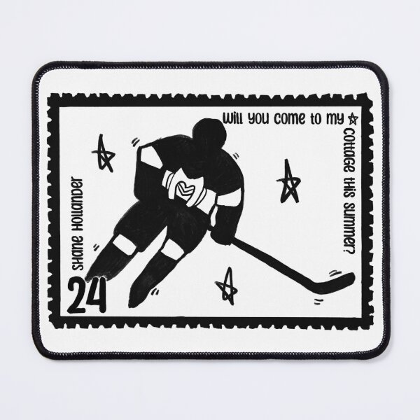Item preview, Heated Rivalry ~ Shane Hollander Hockey Stamp designed and sold by ahhastudios.